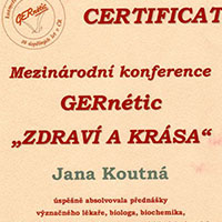 GERnétic certifikát